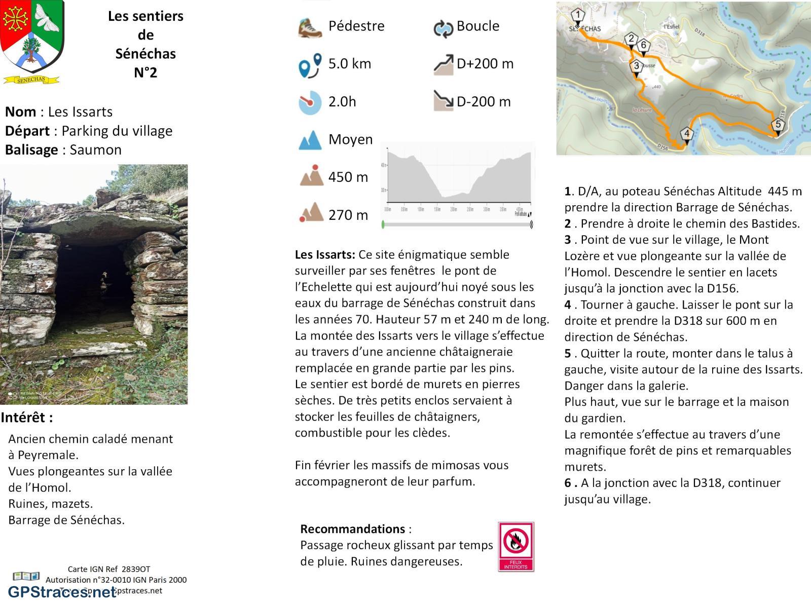 Fiche Les issarts